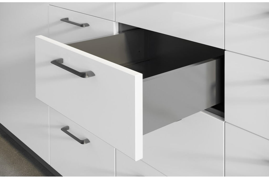 GTV AXIS PRO Slim Drawer System 500mm Medium 120mm Soft Close Anthracite - view 6