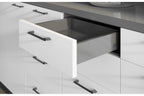 GTV AXIS PRO Slim Metal Drawer System 300mm Soft Close Anthracite Complete Set - view 4
