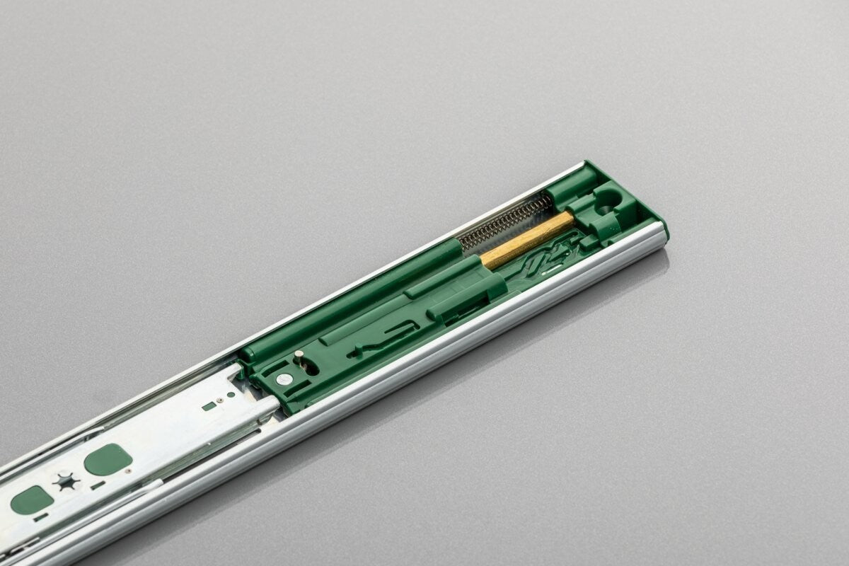 Pair GTV Versalite PRO Drawer Runners 600mm Push to Open Soft Close Ball Bearing - view 2