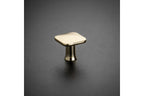 GTV PIAZZA Brass Cabinet Knob 30mm Square Kitchen Cupboard Drawer Door Handle - view 2