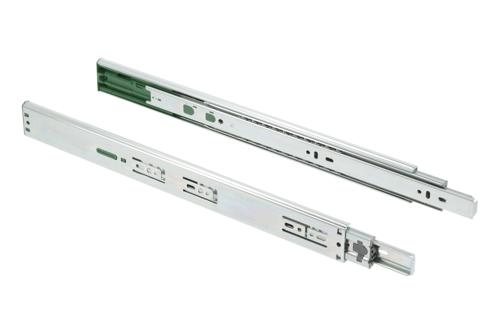 Pair GTV Versalite PRO Drawer Runners 450mm Push to Open Soft Close Ball Bearing