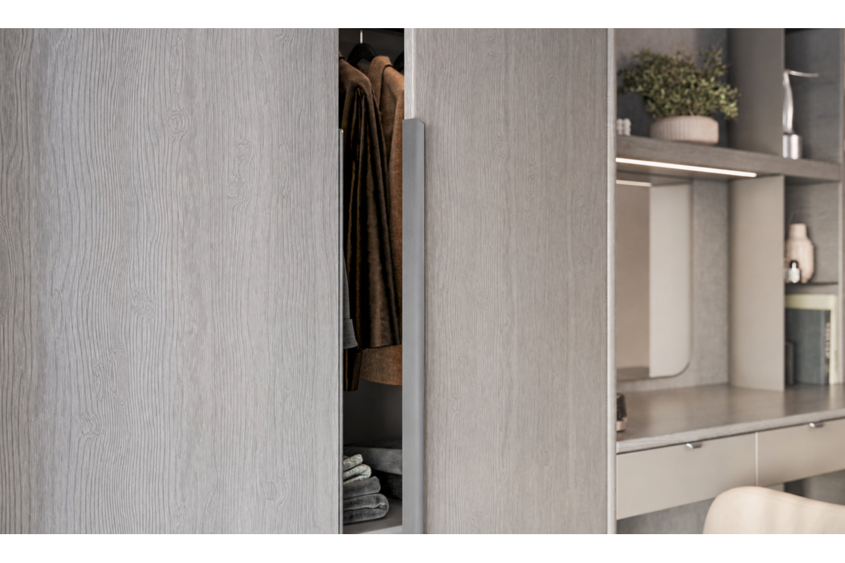 GTV HEXA Edge Profile Furniture Handle 1200mm - Finish Long Cabinet Pul - view 3