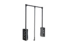 Anthracite GTV pull-down wardrobe rail with hydraulic lift arms