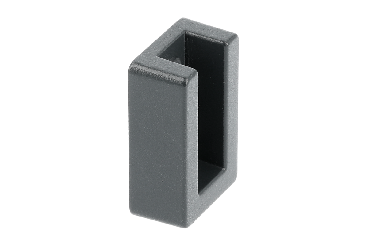 GTV rectangular wardrobe rail end support