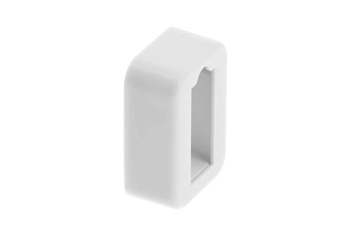 GTV rectangular wardrobe rail end support
