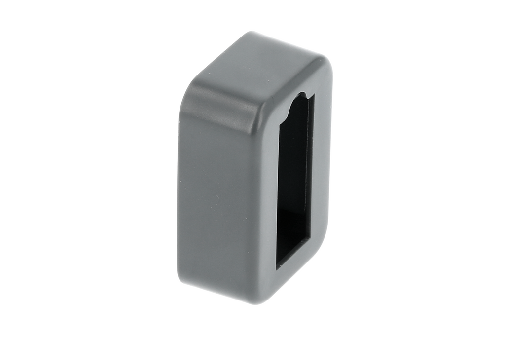 GTV rectangular wardrobe rail end support