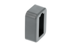 GTV rectangular wardrobe rail end support