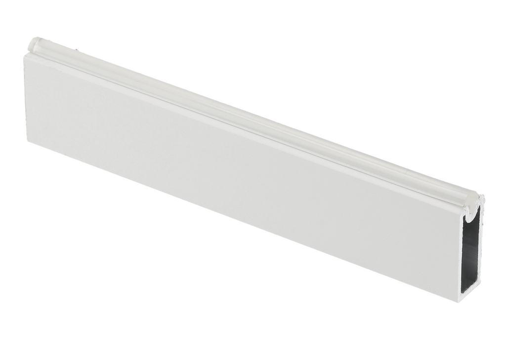 GTV rectangular wardrobe hanging rail with end supports