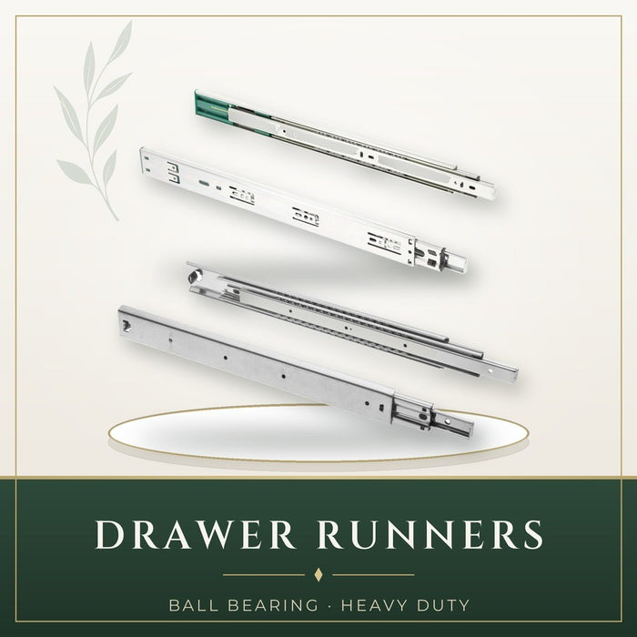 Soft-close drawer runners