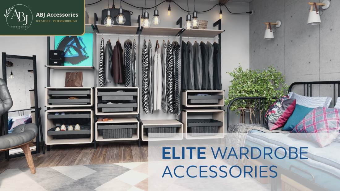 ELITE pull-out wardrobe accessories – ABJ Accessories video