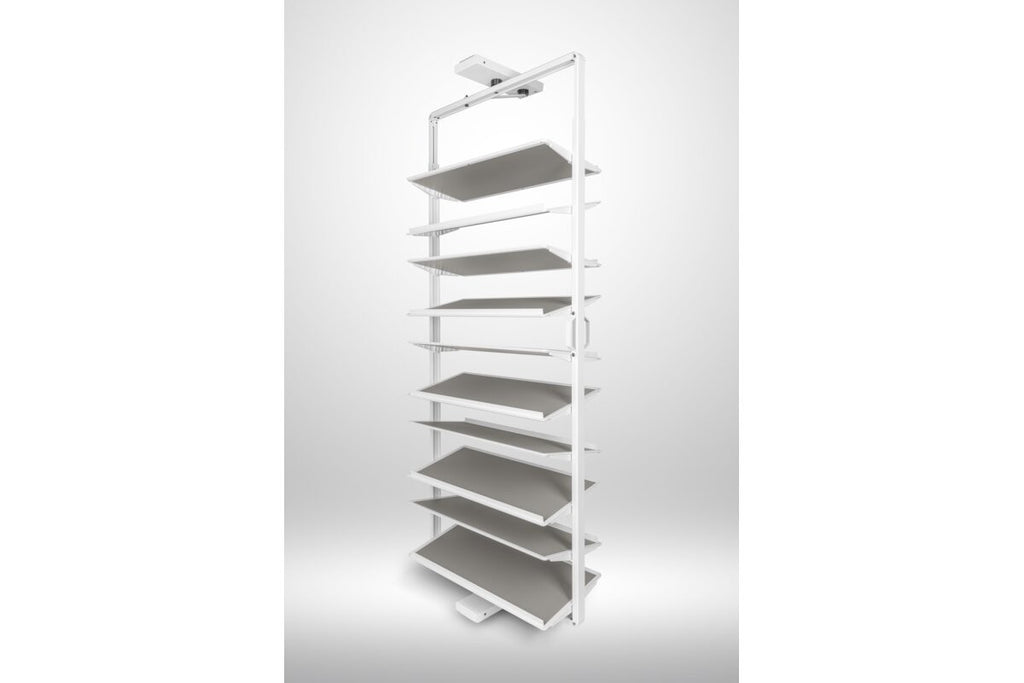 GTV 180° rotating wardrobe shoe carousel 10 shelf view 4