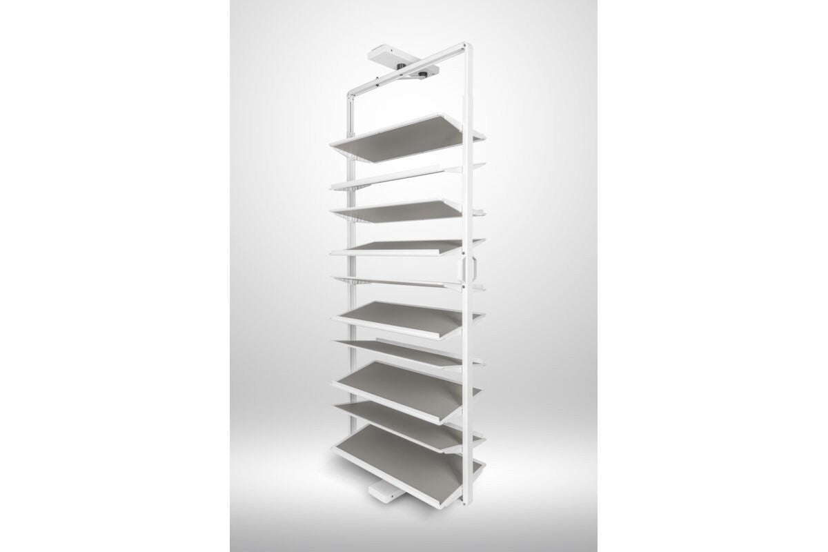 GTV 180° rotating wardrobe shoe carousel 10 shelf view 4