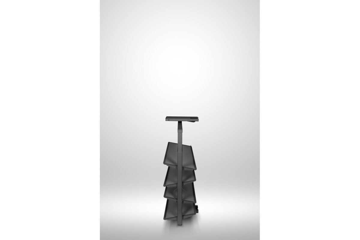 GTV 180° rotating wardrobe shoe carousel 4 shelf view 2