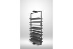 GTV 180° rotating wardrobe shoe carousel 8 shelf view 3