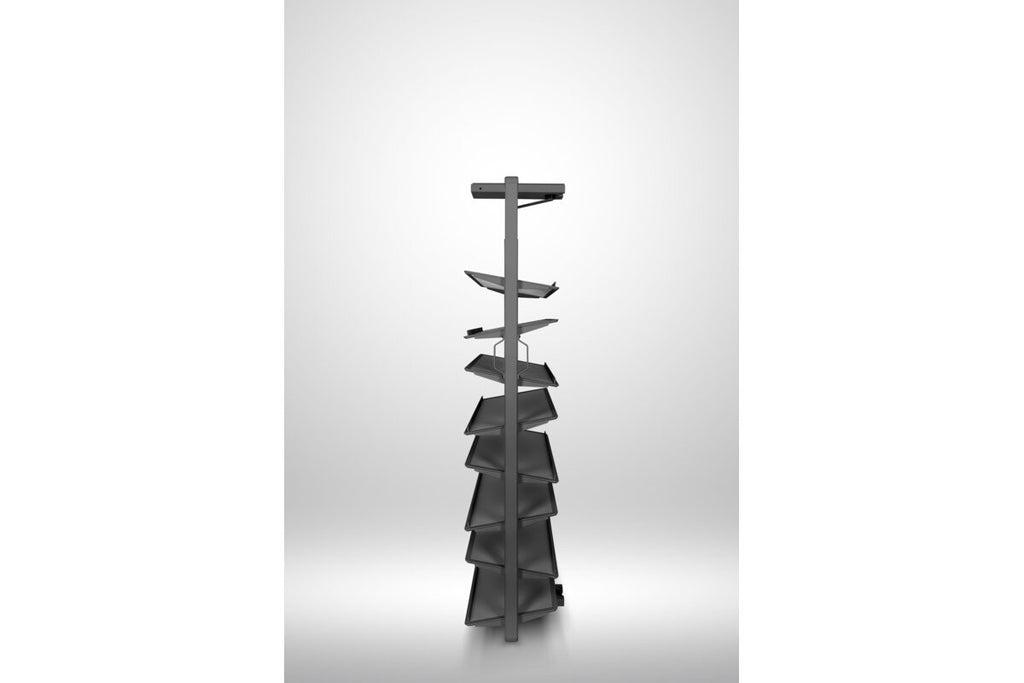 GTV 180° rotating wardrobe shoe carousel 8 shelf view 2
