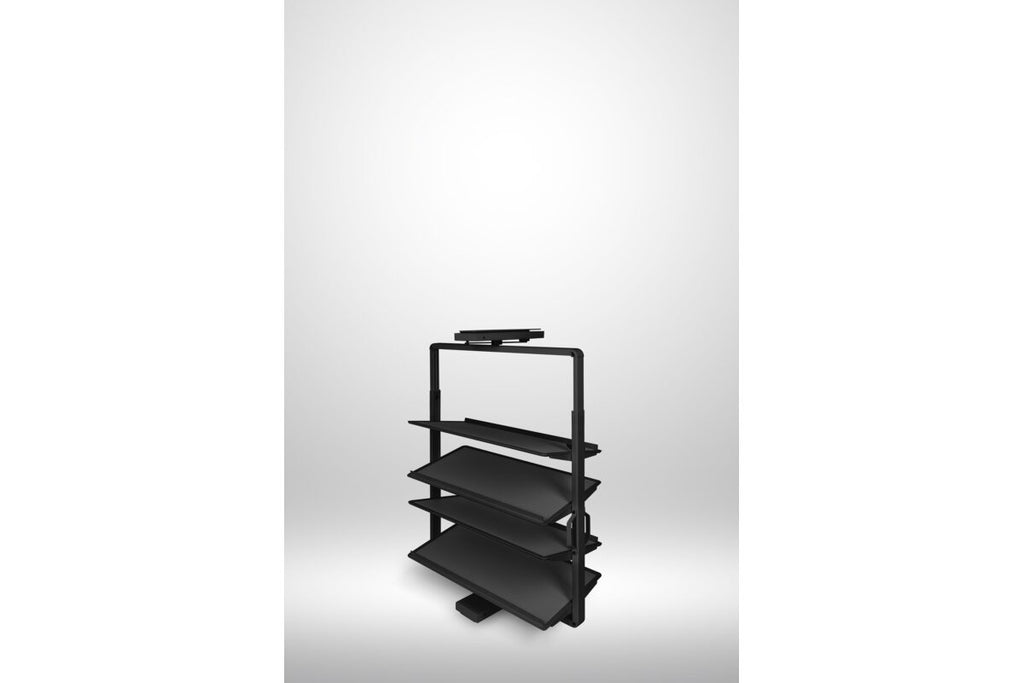 GTV 180° rotating wardrobe shoe carousel 4 shelf view 9